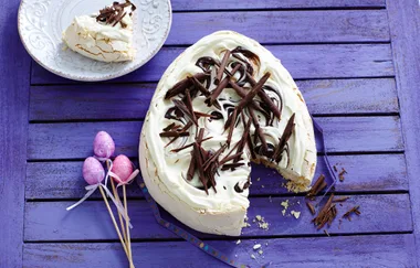 Chocolate Nest Egg Pavlova