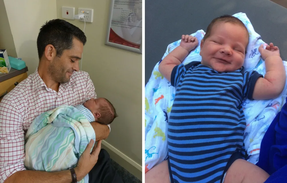 Judah with dad Adam
