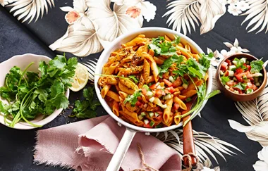 Butter chicken penne
