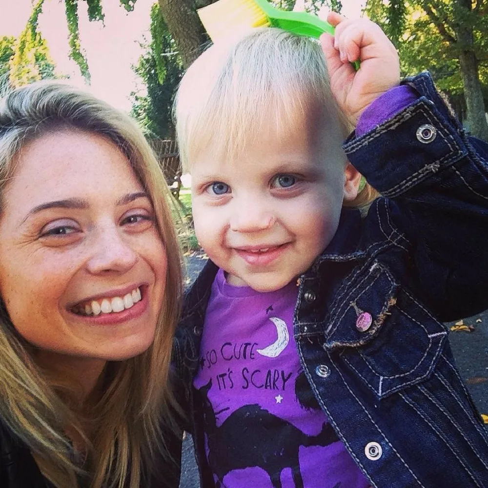 Danielle and her daughter, Avery.