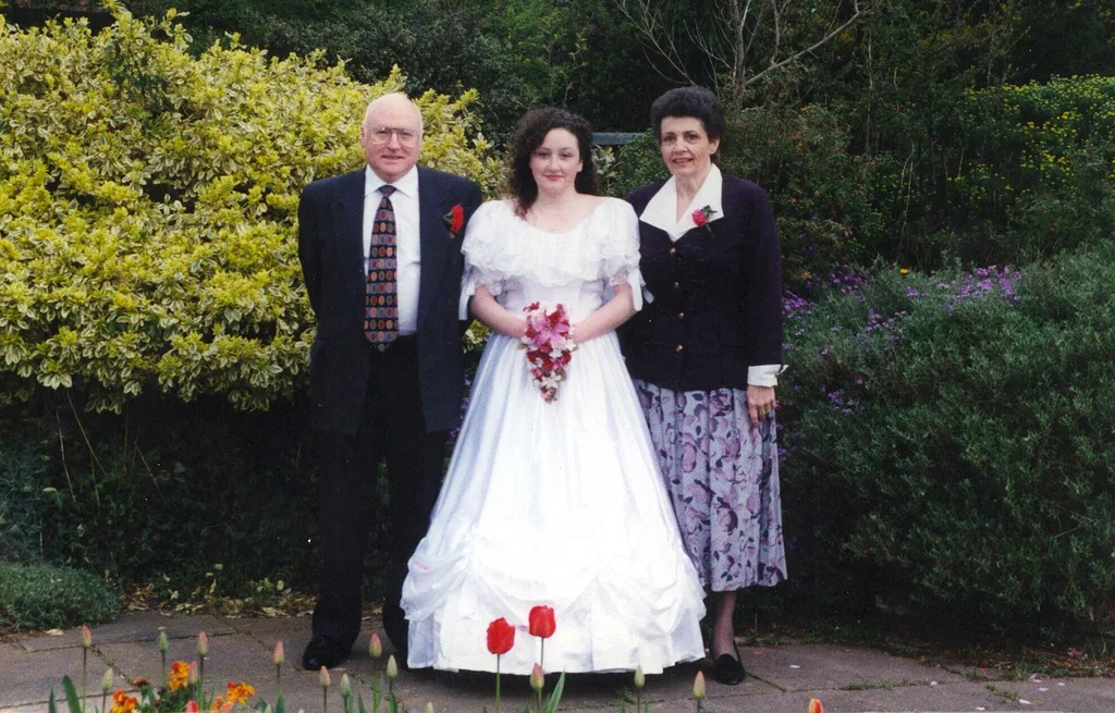 Melvyn and Jean at the wedding of their daughter.