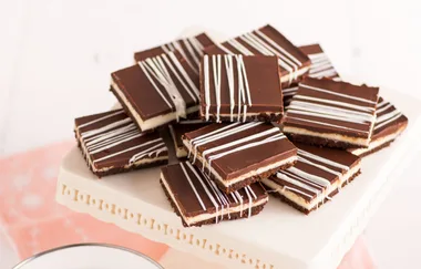 Chocolate mint slice