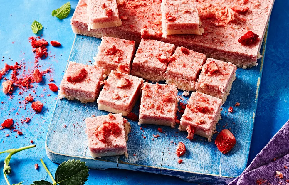 Healthy coconut ice slice Recipe | that's life!