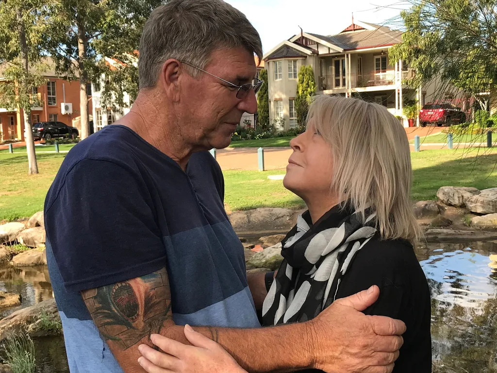 Tricia with her husband Stephen
