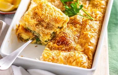 Spinach & feta pie