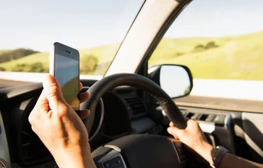 Who is the worst at driving while on the phone?