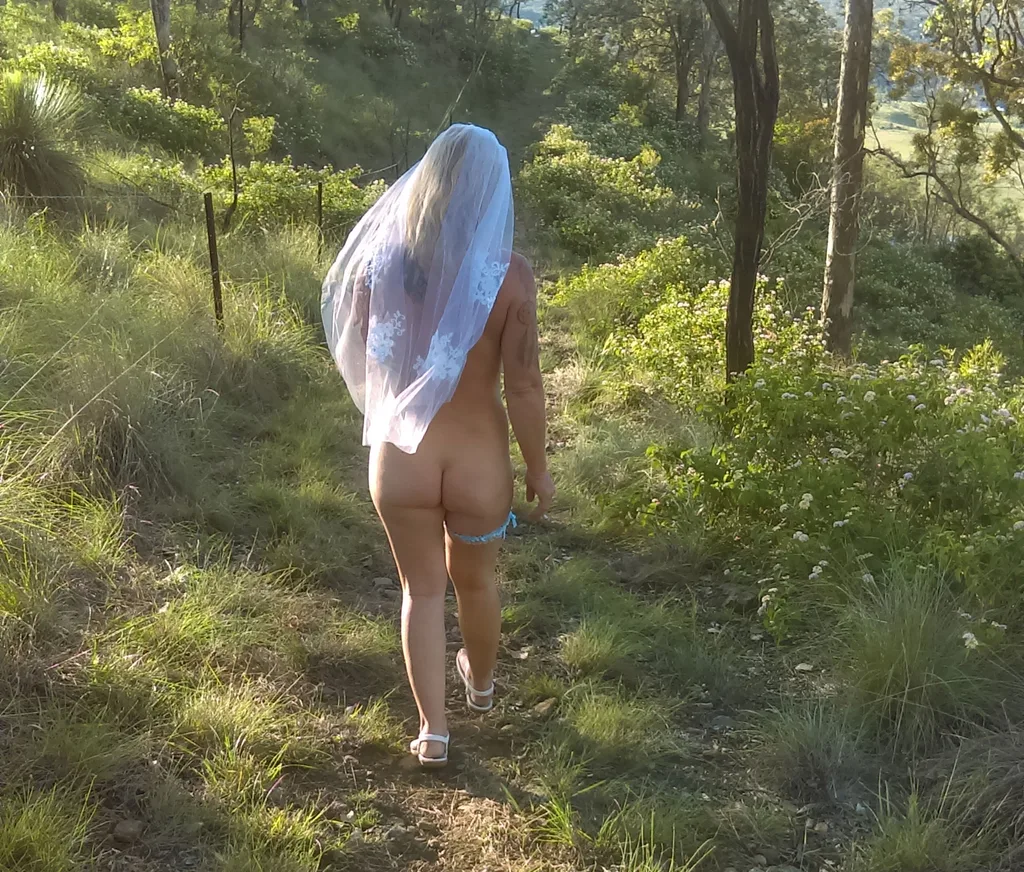 Walking nude