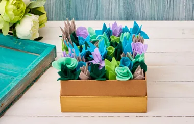 Download your FREE felt flower template