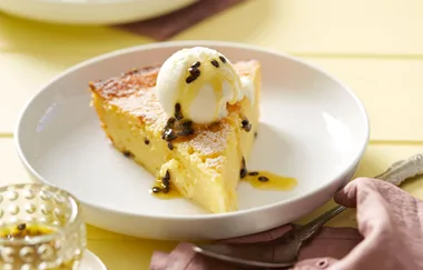 Almond Passionfruit Tart