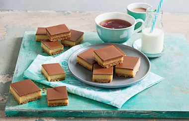 Classic caramel slice