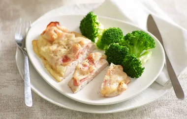 Swiss chicken with broccoli