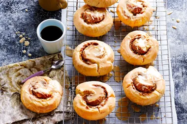 Peanut butter cinnamon buns