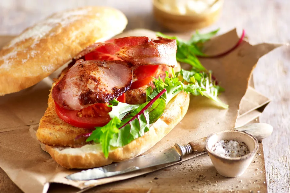Crispy chicken schnitzel BLTs Recipe | that's life!