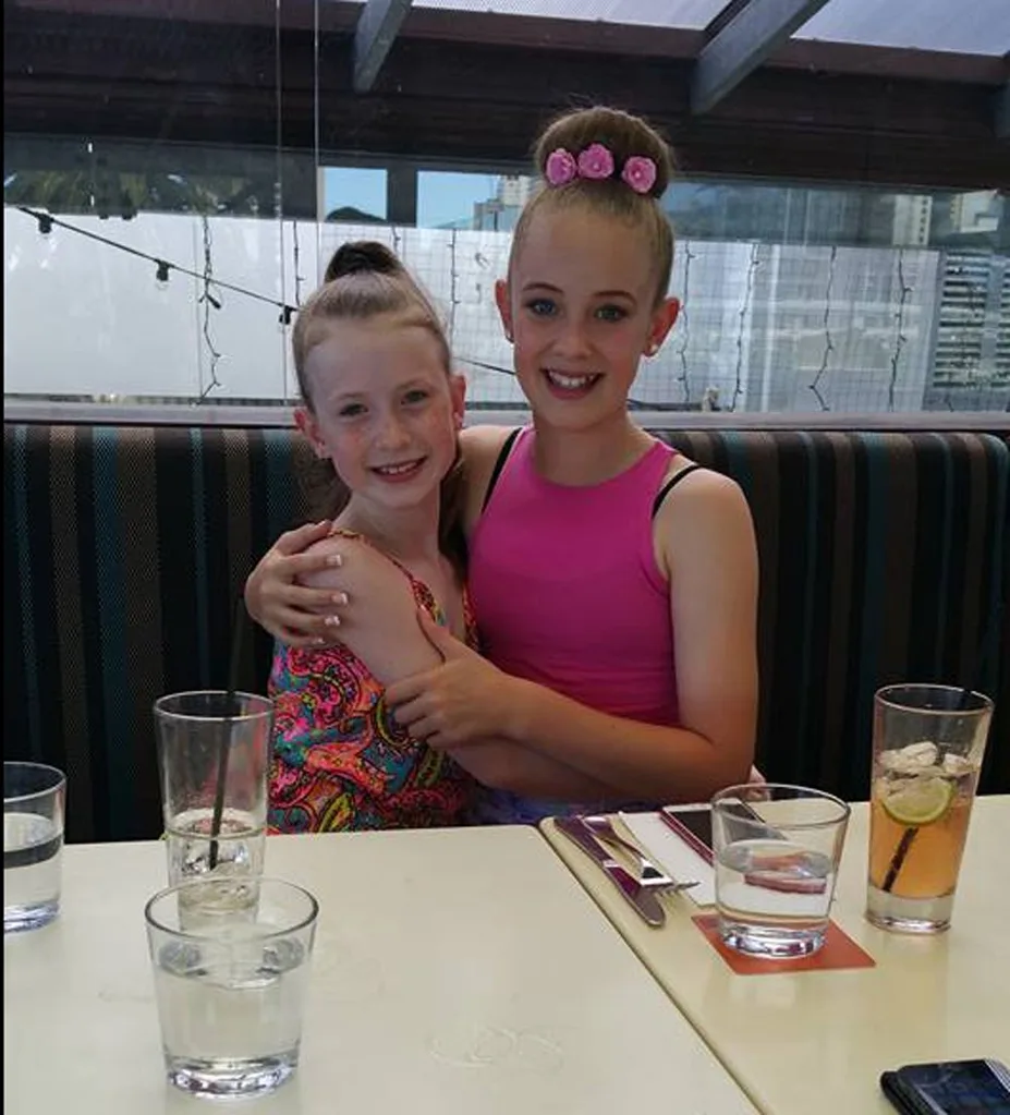 Jorja, 9, and Emily, 13.