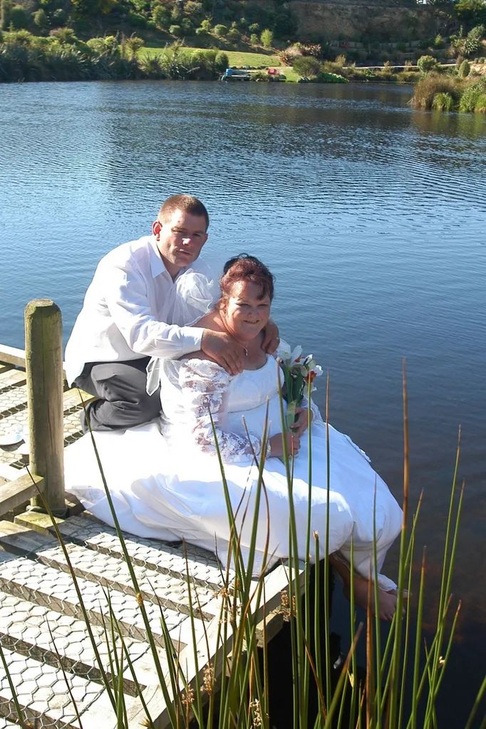 Us on our wedding day