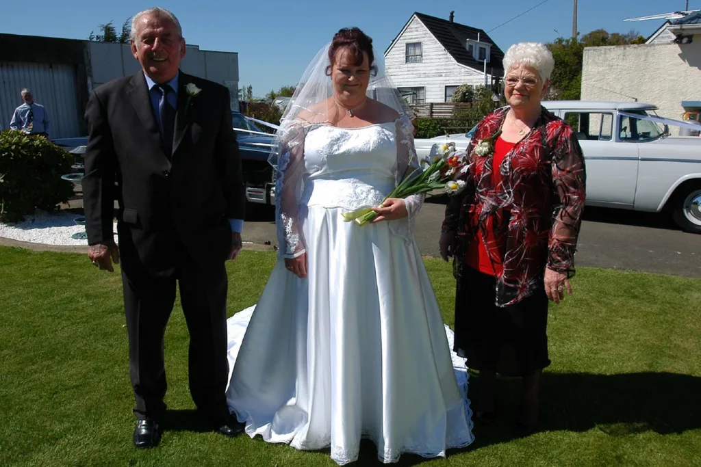 With Mum and Dad