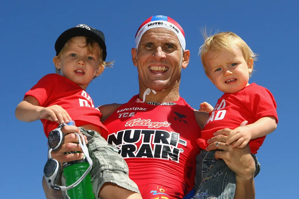 Dean Mercer and his children