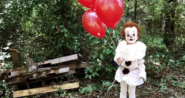3-year-old-boy causes a fright dressed as Pennywise from ‘IT’