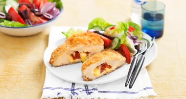 Pepperoni & cheese filled chicken