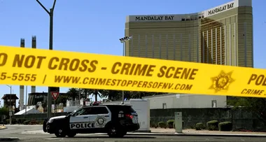 Las Vegas massacre shock development as security guard disappears