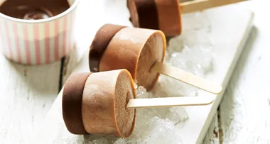Milo banana ice-pops