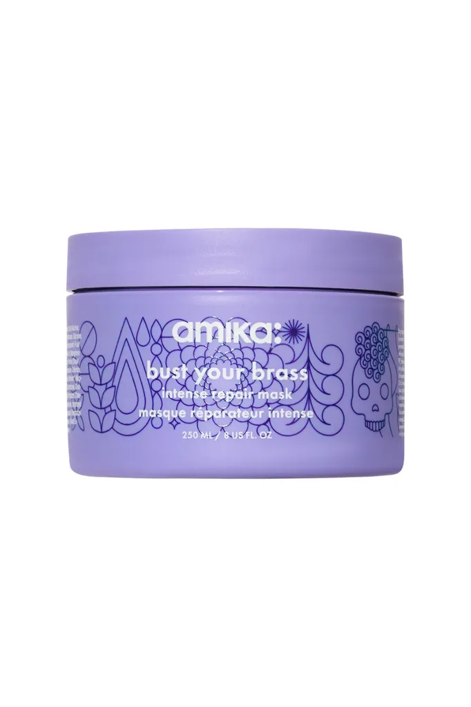 Amika bust your brass mask for blonde hair maintenance