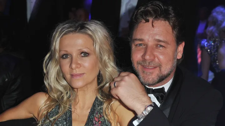 Russell Crowe and Danielle Spencer.