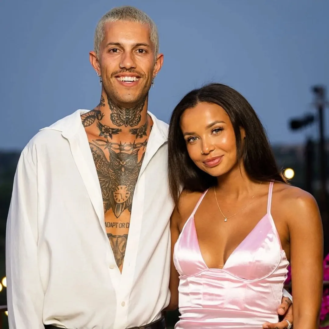 Kale Roberts and Tyra Johannes Love Island Australia