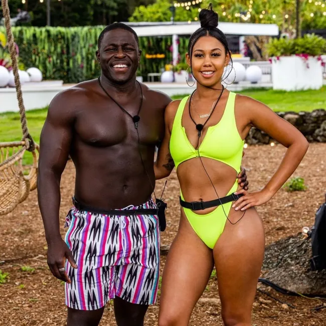 Taku Chimwaza and Michela Louis Love Island Australia