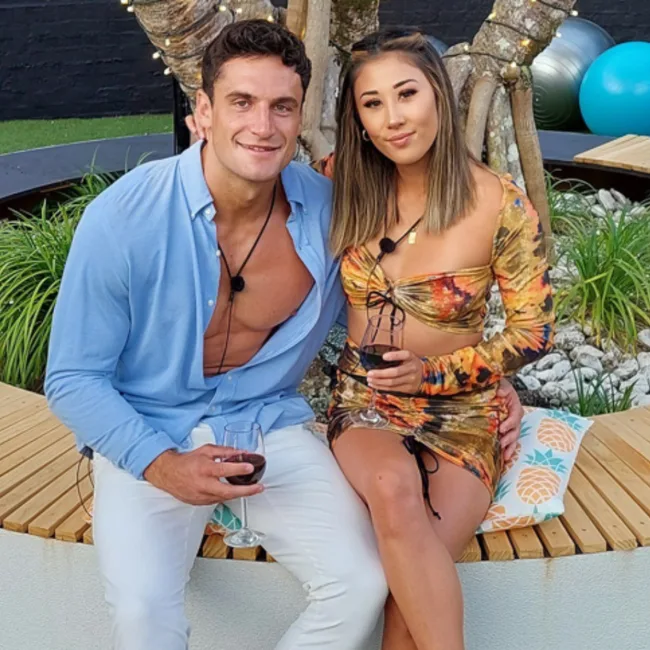 Tina Provis  and Mitch Hibberd Love Island Australia