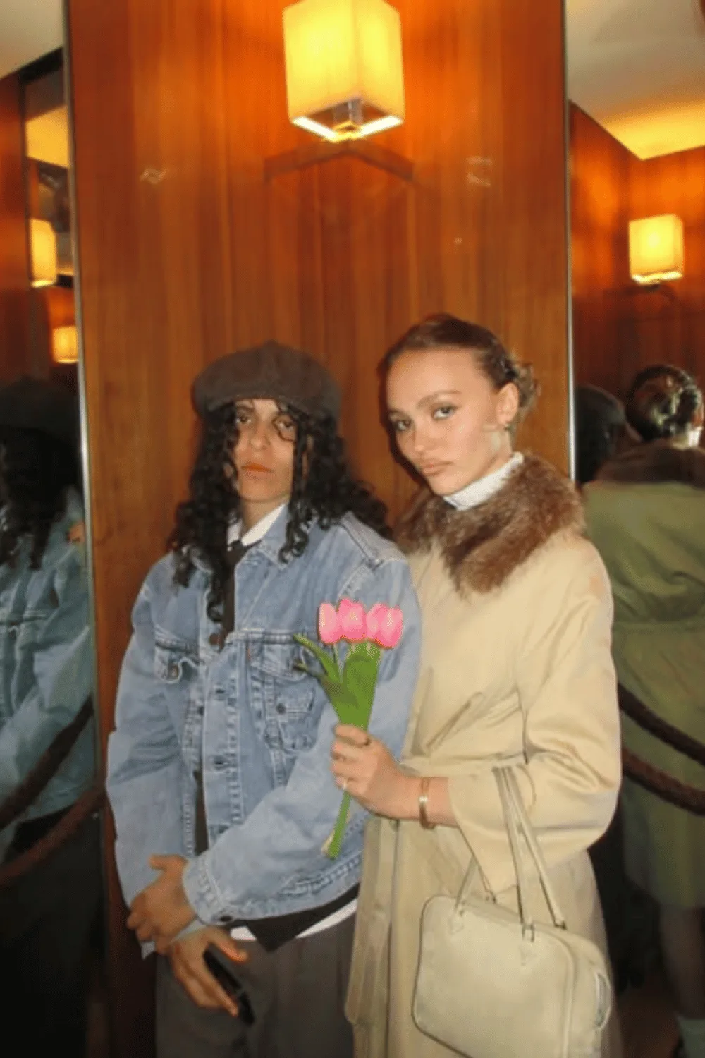 Lily-Rose Depp and 070 Shake. 