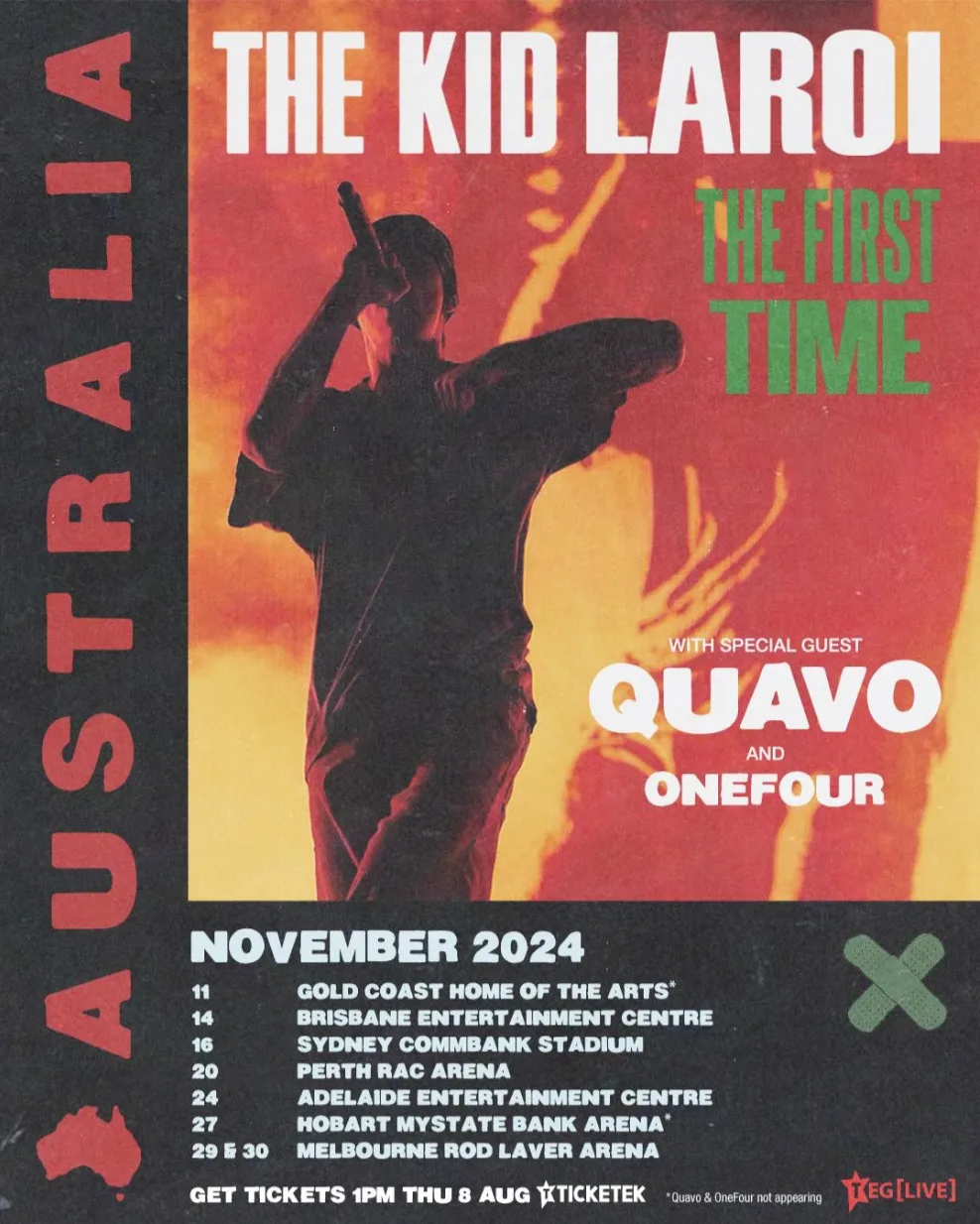 The Kid Laroi Australian Tour Poster