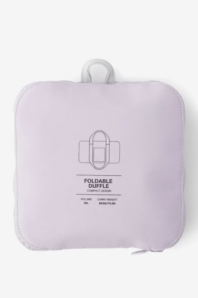 Purole COTTON ON foldable duffle bag