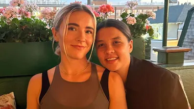 Sam Kerr and Kristie Mewis