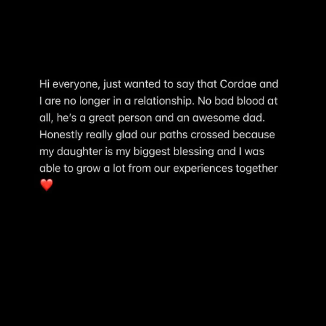 Naomi Osaka announces split from Cordae
