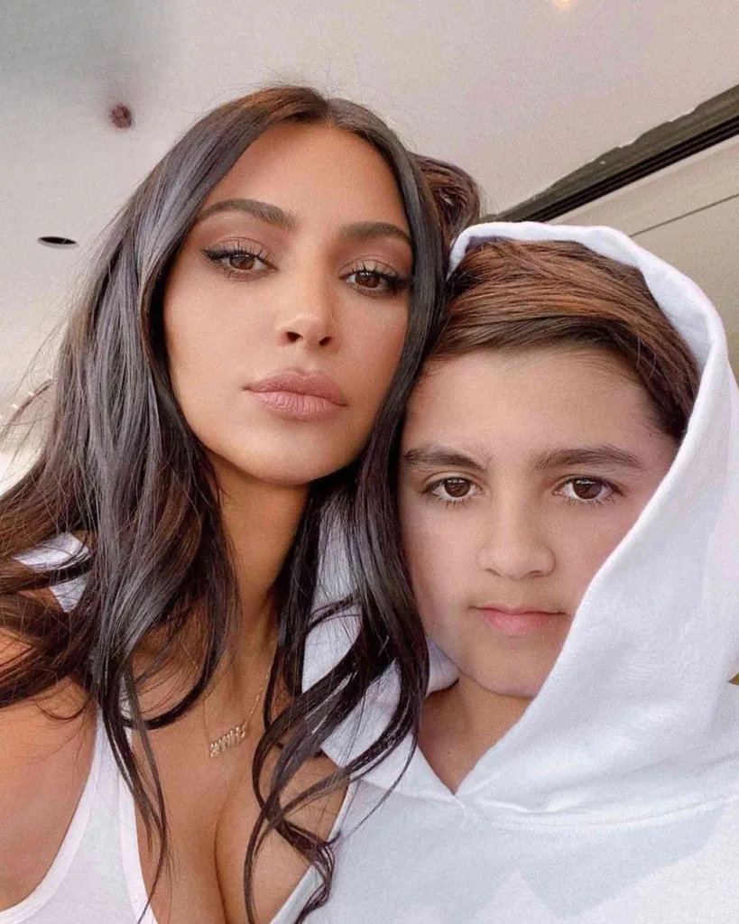 Mason Disick and Kim Kardashian