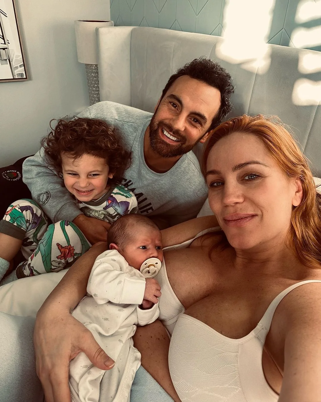 Cam and Jules with their two children.