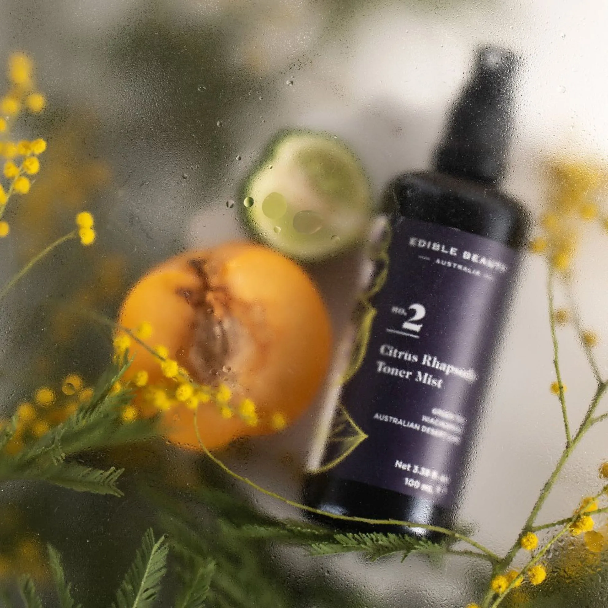 Edible Beauty create stunning natural and organic skincare like their pictured No.2 Citrus Rhapsody Toner Mist. 
