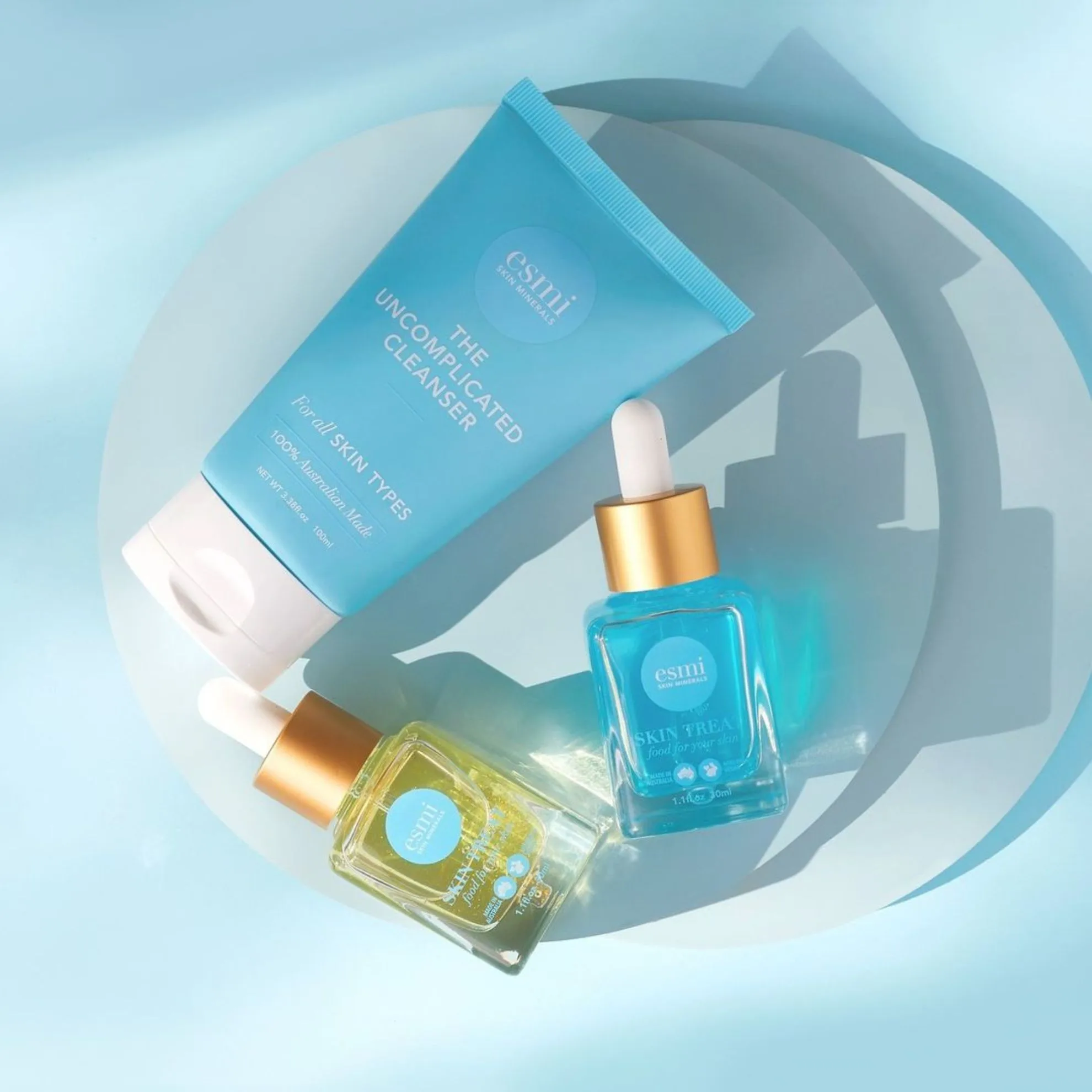 Shop effective, clean beauty products from Aussie brand Esmi that strives to create carefully formulated skincare, beauty and haircare from vegan and nasty-free ingredients. Esmi understands that no two skin types are the same so has a wide array of products to target seven different skin concerns from redness to dryness, sensitivity to anti-ageing. 

Esmi is such a fan favourite they sell 1 bottle of Hyaluronic Hydrating Serum every two minutes, as well as selling out when it first launched. Not to mention the products are 100 per cent ethically sourced and packaged sustainably.