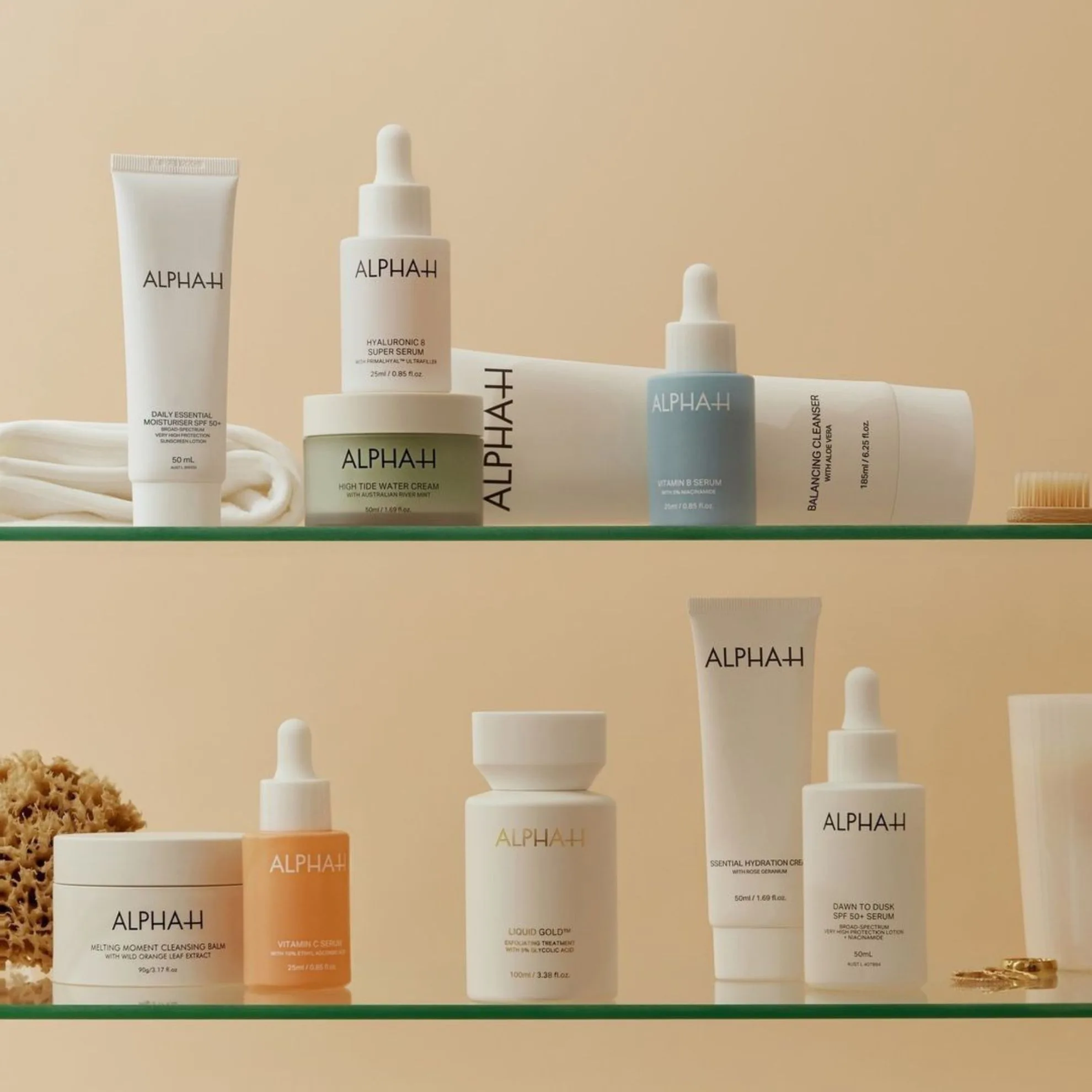 Alpha-H was created to transform skin. Due to its best-selling products, including its award-winning Liquid Gold Exfoliating Treatment, it has since become a leader in the use of glycolic acid and other accelerating acids. 

The brand are committed to sustainability and donate 1% of sales on the Liquid Gold to 1% for the Planet to help make a difference.