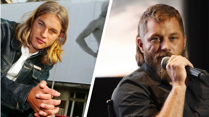Travis Fimmel CK ad and now for boy swallows universe.