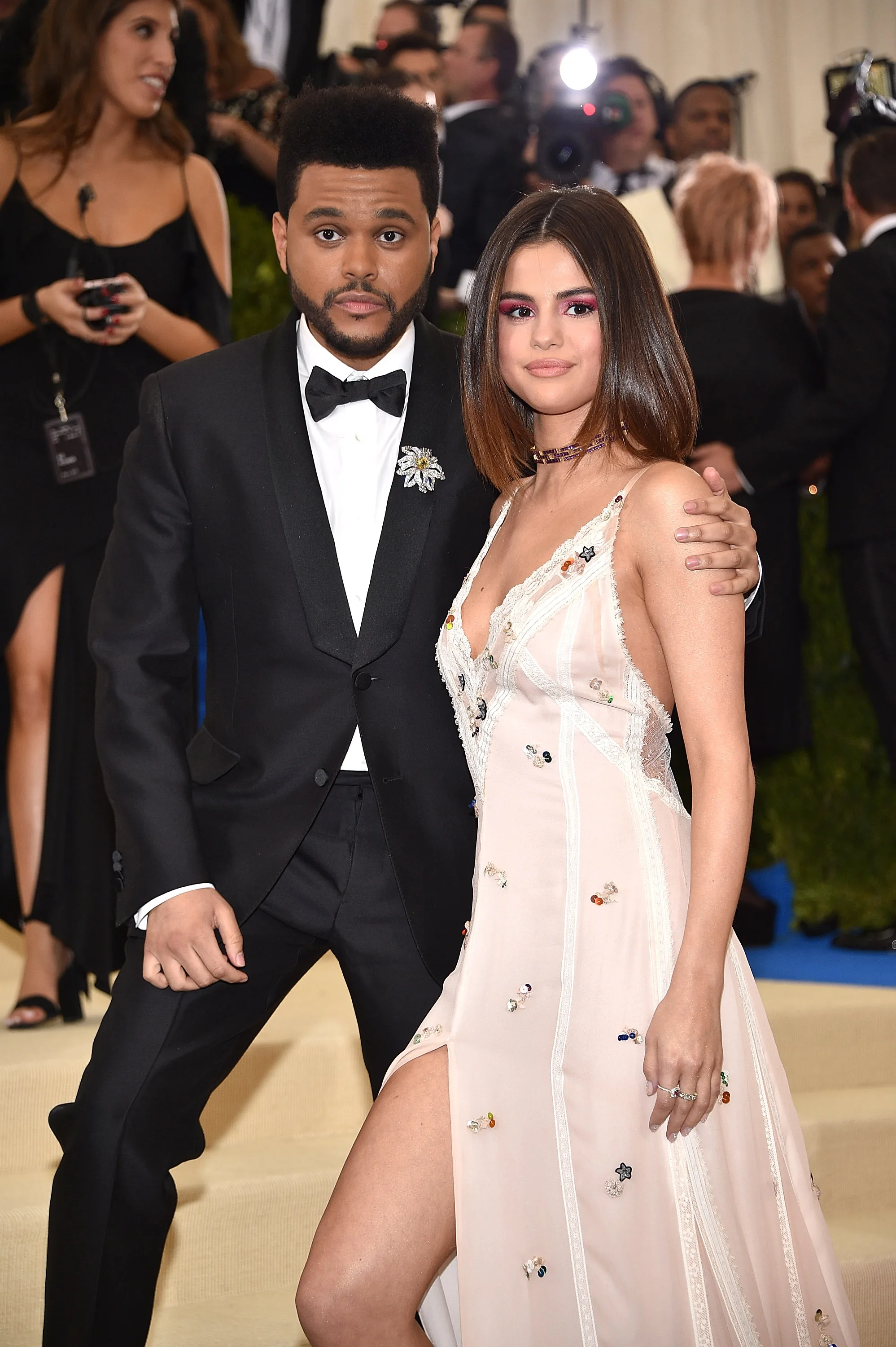 NEW YORK, NY - MAY 01: The Weeknd and Selena Gomez attend the "Rei Kawakubo/Comme des Garcons: Art Of The In-Between" Costume Institute Gala at Metropolitan Museum of Art on May 1, 2017 in New York City.
