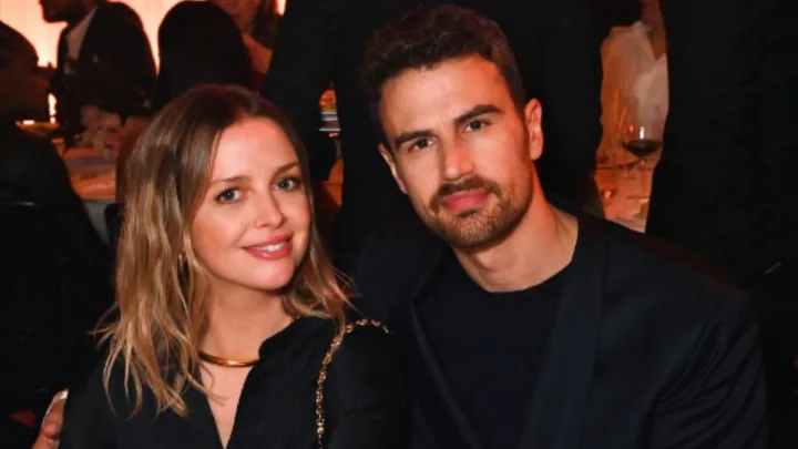 Theo James and wife Ruth