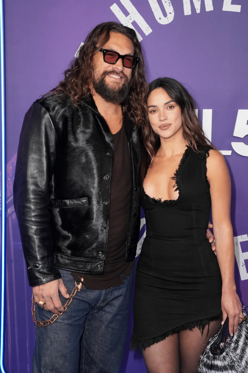 Jason Momoa and Adria Arjona 