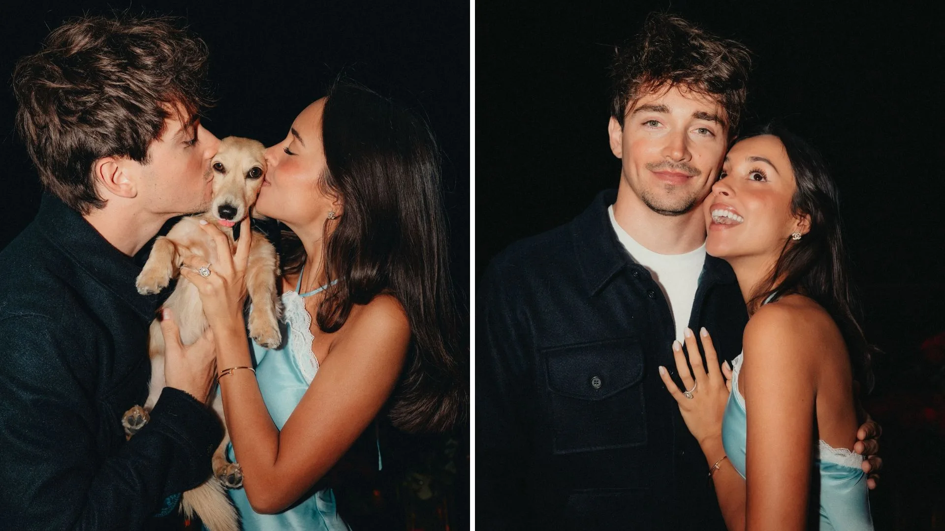 Charles Leclerc and Alexandra Saint Mleux are officially engaged