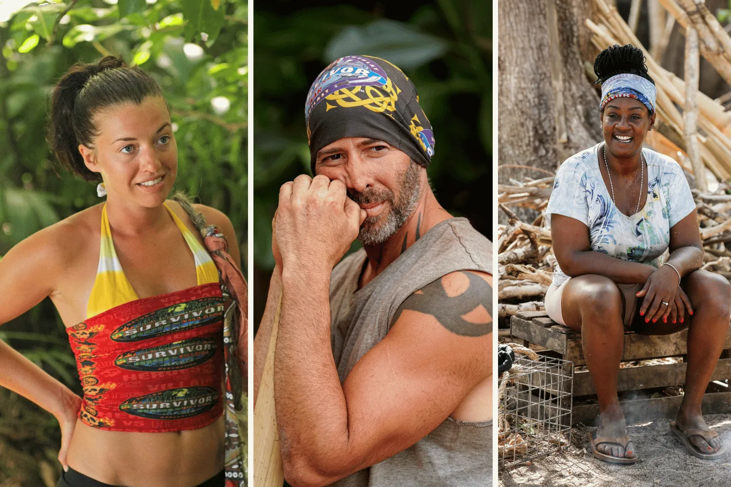 Parvati Shallow, Tony Vlachos, and Cirie Fields on Survivor