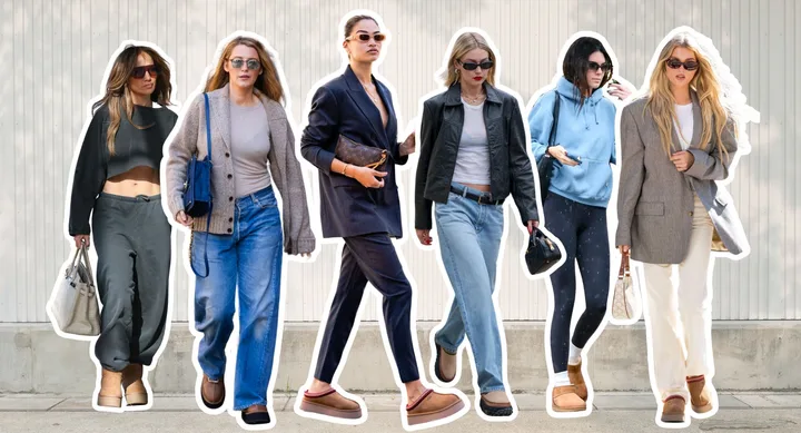celebrities wearing slippers