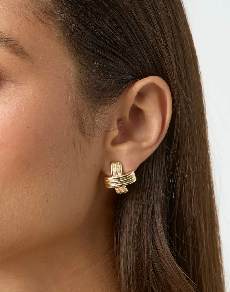 Glassons gold earrings