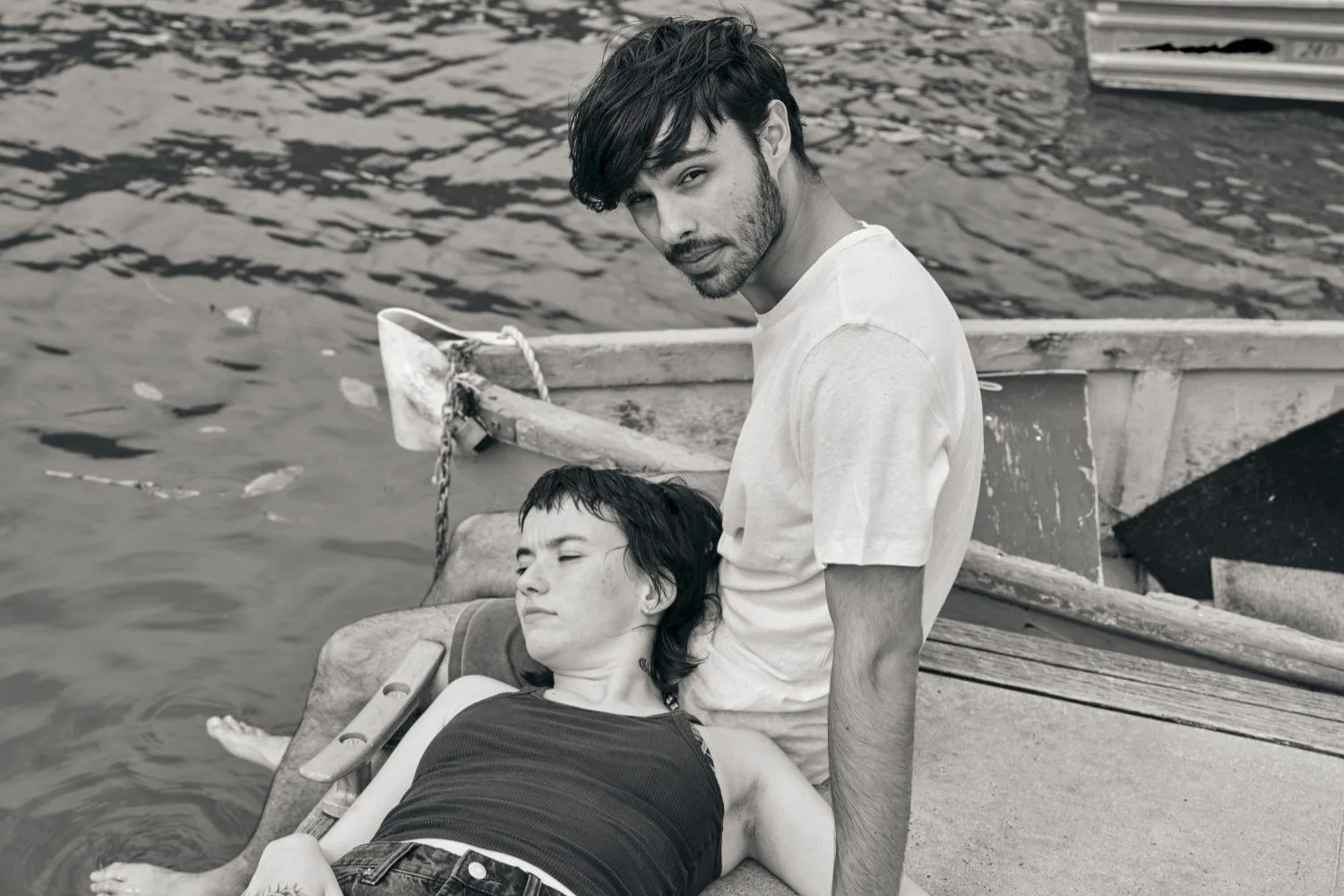 Thomas Weatherall with his Exposure co-star Mia Artemis. 