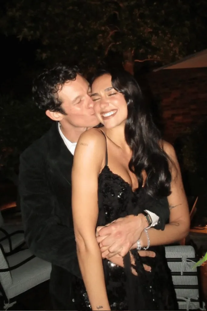 Dua Lipa and Callum Turner